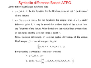 Introduction to Automatic Test Pattern Generation | PDF