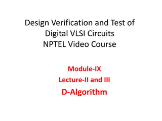Introduction to Automatic Test Pattern Generation | PDF