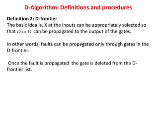 Introduction to Automatic Test Pattern Generation | PDF