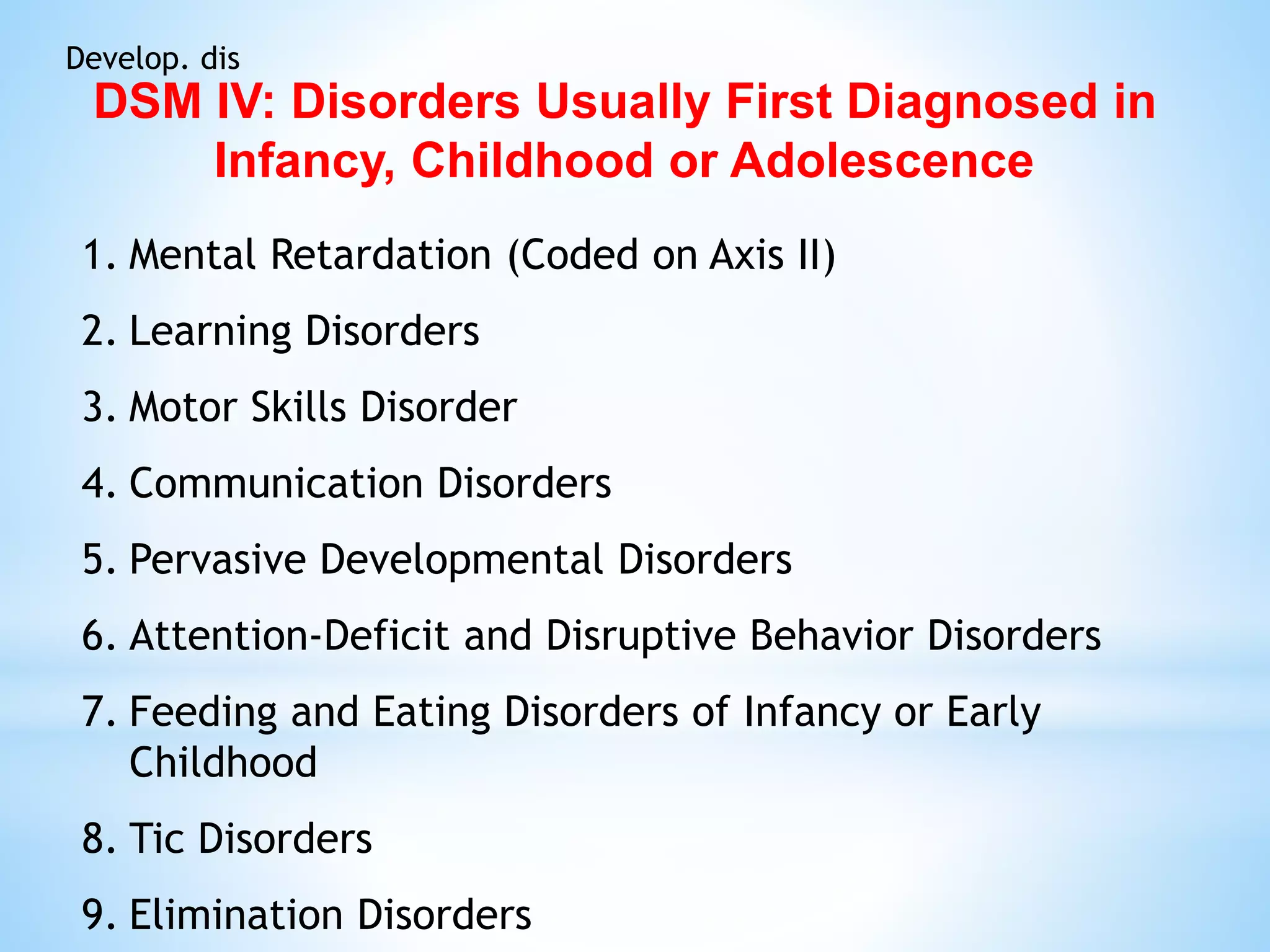 General guidelines for intellectual and developmental disabilities | PPT