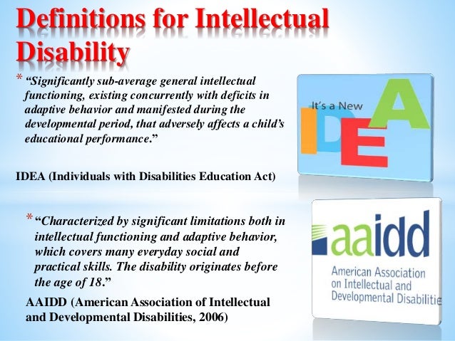 32+ Intellectual Disability Definition Idea Pics