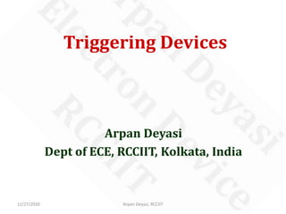 Triggering devices | PDF