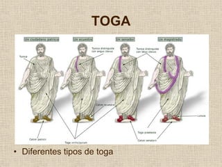 TOGA




• Diferentes tipos de toga
 