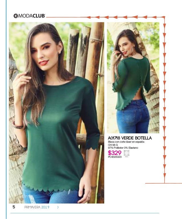 catalogo blusas 2019