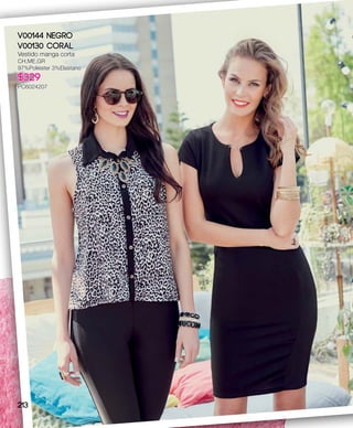 V00144 Negro
V00130 Coral
Vestido manga corta
CH,ME,GR
97%Poliéster 3%Elastano
$329
PC6024207
213
 