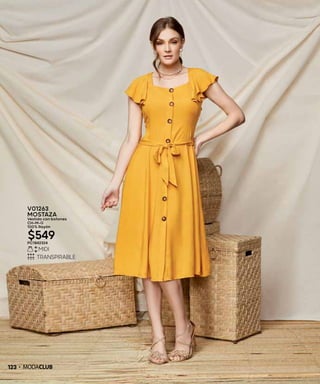 123
V01263
MOSTAZA
Vestido con botones
CH-M-G
100% Rayón
$549PC1842324
 