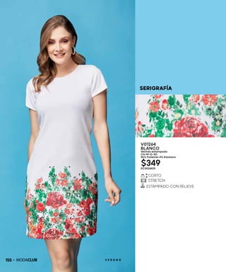 SERIGRAFÍA
155 V E R A N O
V01264
BLANCO
Vestido estampado
CH-M-G-XG
96% Poliéster 4% Elastano
$349PC3926929
 