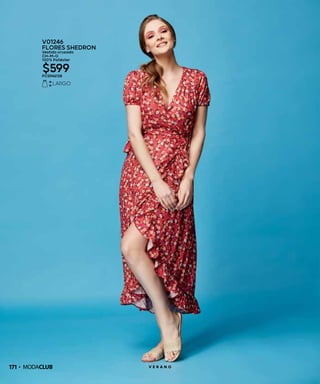 171 V E R A N O
V01246
FLORES SHEDRON
Vestido cruzado
CH-M-G
100% Poliéster
$599PC5946138
 