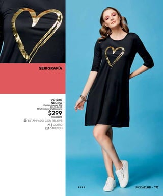 SERIGRAFÍA
1722 0 2 0
V01280
NEGRO
Vestido manga 3/4
CH-M-G-XG
94% Poliéster 6% Elastano
$299PC6023010
 