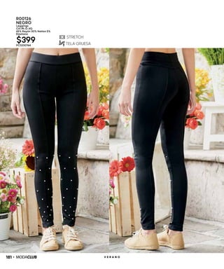 181 V E R A N O
R00126
NEGRO
Leggings
CH-M-G-XG
65% Rayón 30% Nailon 5%
Elastano
$399PC3330764
 