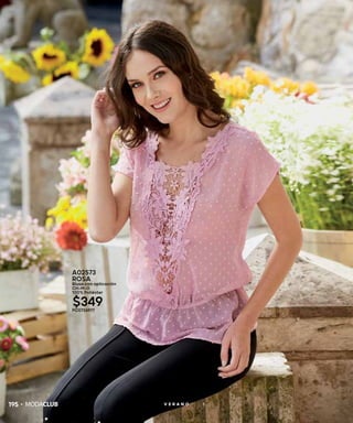 195 V E R A N O
A02573
ROSA
Blusa con aplicación
CH-M-G
100% Poliéster
$349PC0726977
 