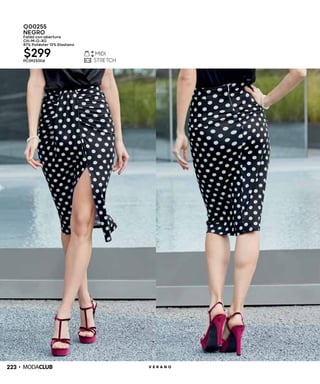 223 V E R A N O
Q00255
NEGRO
Falda con abertura
CH-M-G-XG
87% Poliéster 13% Elastano
$299PC3923006
 