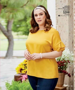 142 0 2 0
A02579
MOSTAZA
Blusa con olan en manga
36-38-40-42
100% Poliéster
$299PC0123032
 