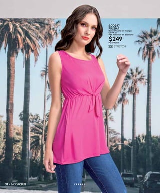 37 V E R A N O
B00247
FIUSHA
Bluson fiusha sin manga
CH-M-G
94% Poliéster 6% Elastano
$249PC7319284
 