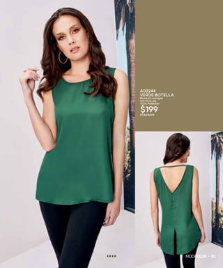 822 0 2 0
A02244
VERDE BOTELLA
Blusa sin mangas
CH-M-G-XG
100% Poliéster
$199PC8315394
 