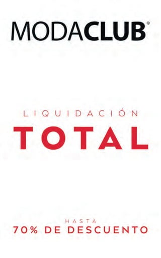 Moda Club liquidación total volumen 3