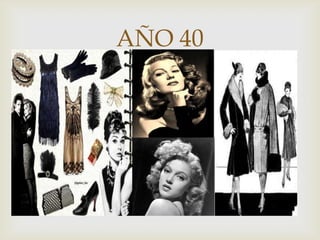 Moda de los años 20 hasta los 90