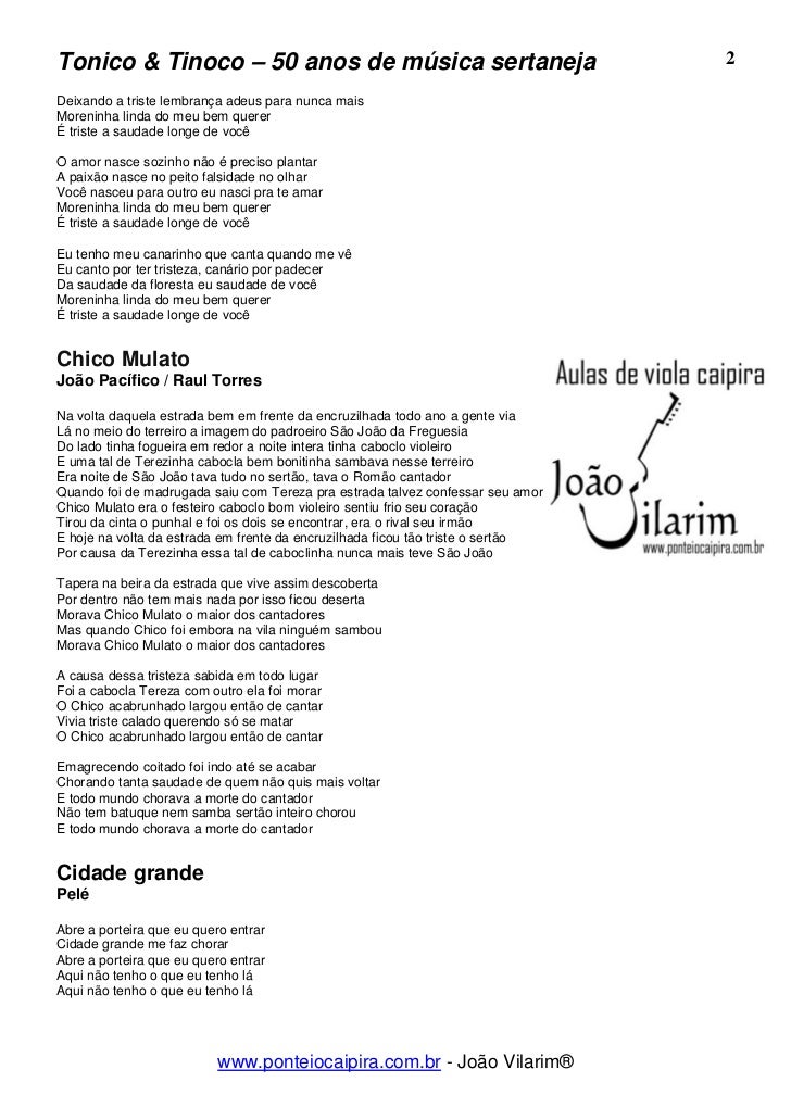 Moda De Viola Tonico Tinoco 50 Anos Sertaneja viola tonico tinoco 50 anos sertaneja