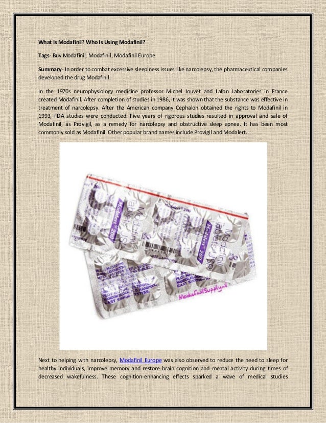 Armodafinil online europe