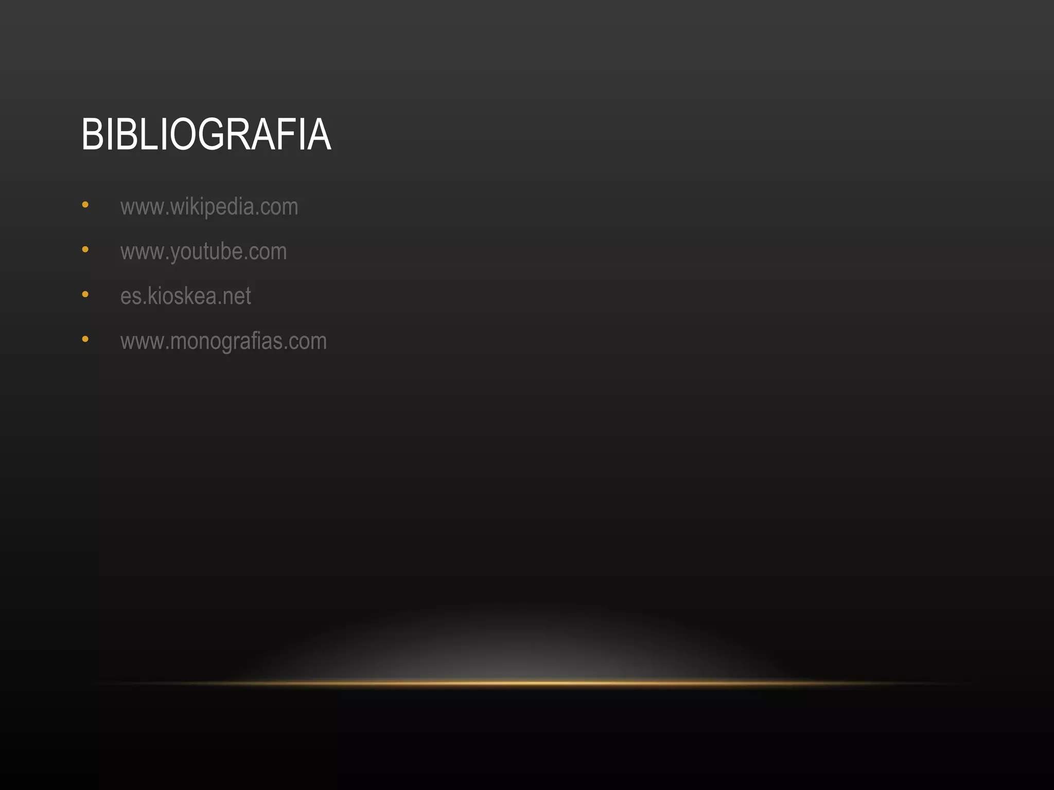 BIBLIOGRAFIA
•   www.wikipedia.com
•   www.youtube.com
•   es.kioskea.net
•   www.monografias.com
 