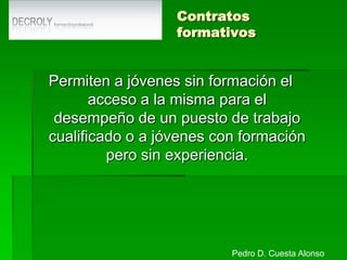 Temporales de carácter estructuralContrato eventual por circunstancias de la producción.Objeto. Es un contrato que se concierta cuando lo exigen las circunstancias del mercado, acumulación de tareas o exceso de pedidos.Duración. La duración máxima de este contrato será de 6 meses, dentro de un período de 12 meses. Este período de referencia se  puede ampliar a 18 meses, en cuyo caso el máximo de duración será 12.Prorroga. Una única vez.Forma. Escrita si dura más de cuatro semanas.Extinción. Según el tiempo convenidoJornada. A tiempo completo o parcialIndemnización. 8 días de salario por año trabajado o CCPedro D. Cuesta Alonso