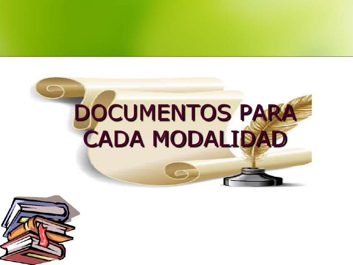 Modalidades de exportacion