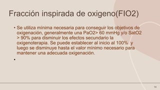 MODALIDADES Y PARAMETROS EN EL MANEJO DE VENTILACIÓN | PPTX
