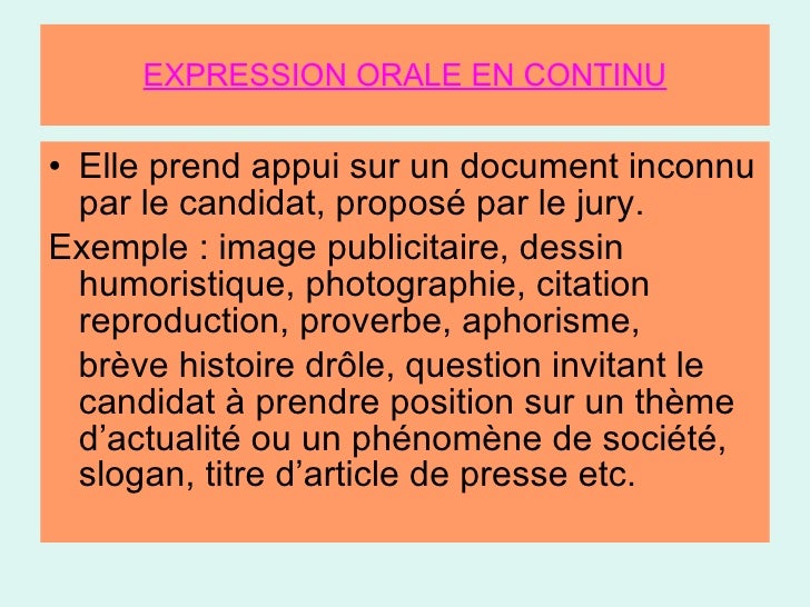 Sujet Oral D Anglais Bac Pro Exemple