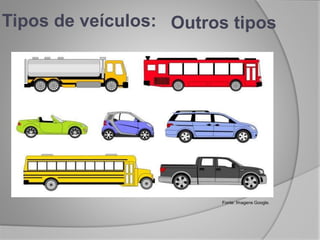 Tipos de veículos: Outros tipos
Fonte: Imagens Google.
 