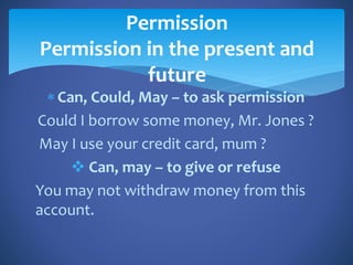 Modal Verbs | PPTX