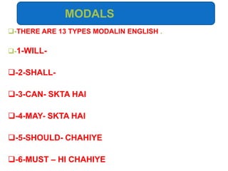 Modals | PPTX | Programming Languages | Computing