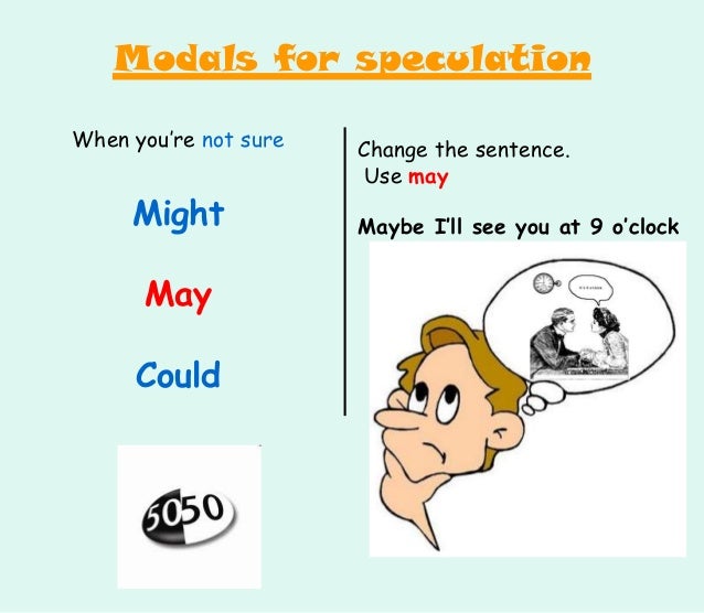Modals for speculation