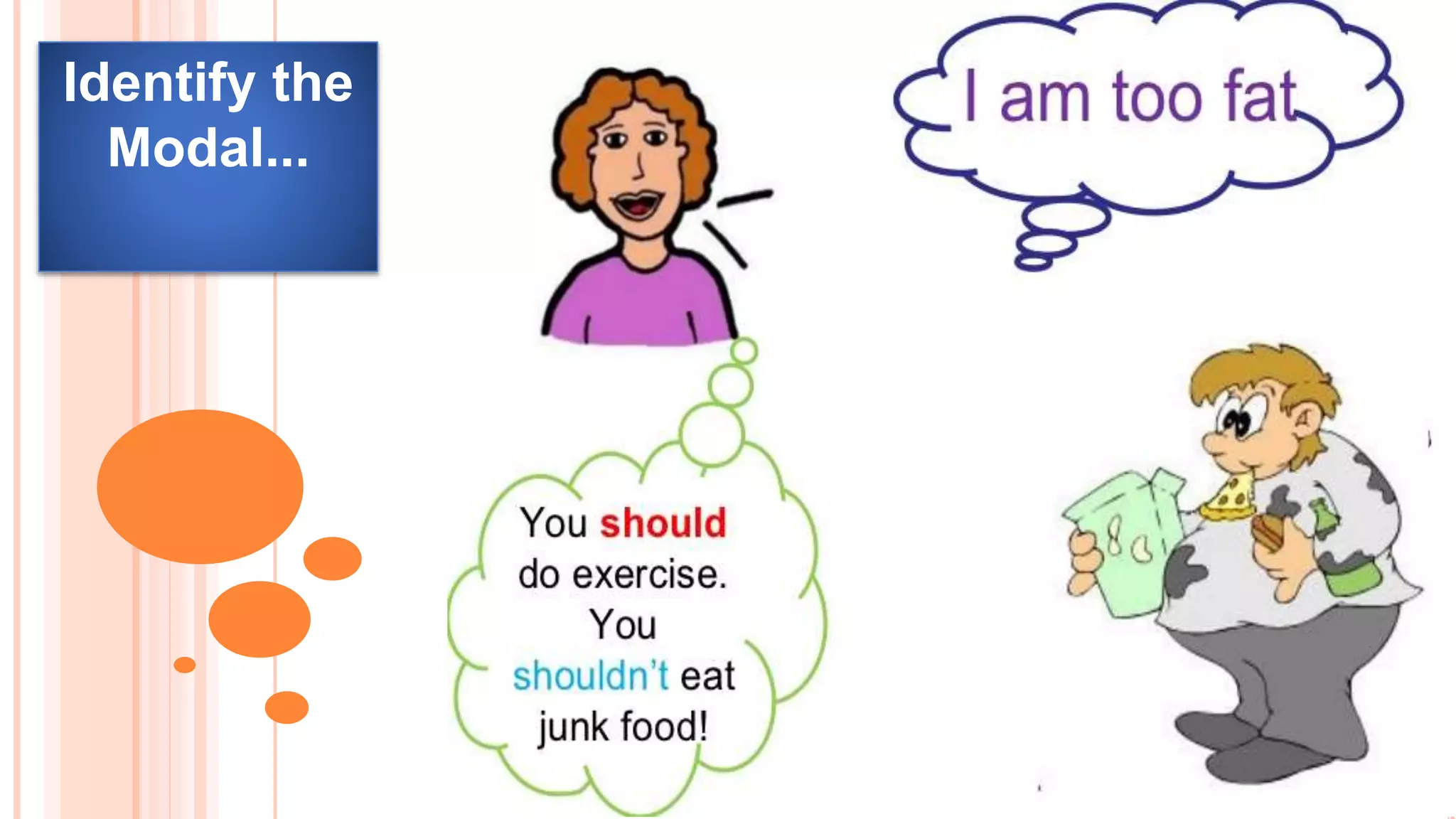 Identify the
Modal...
 