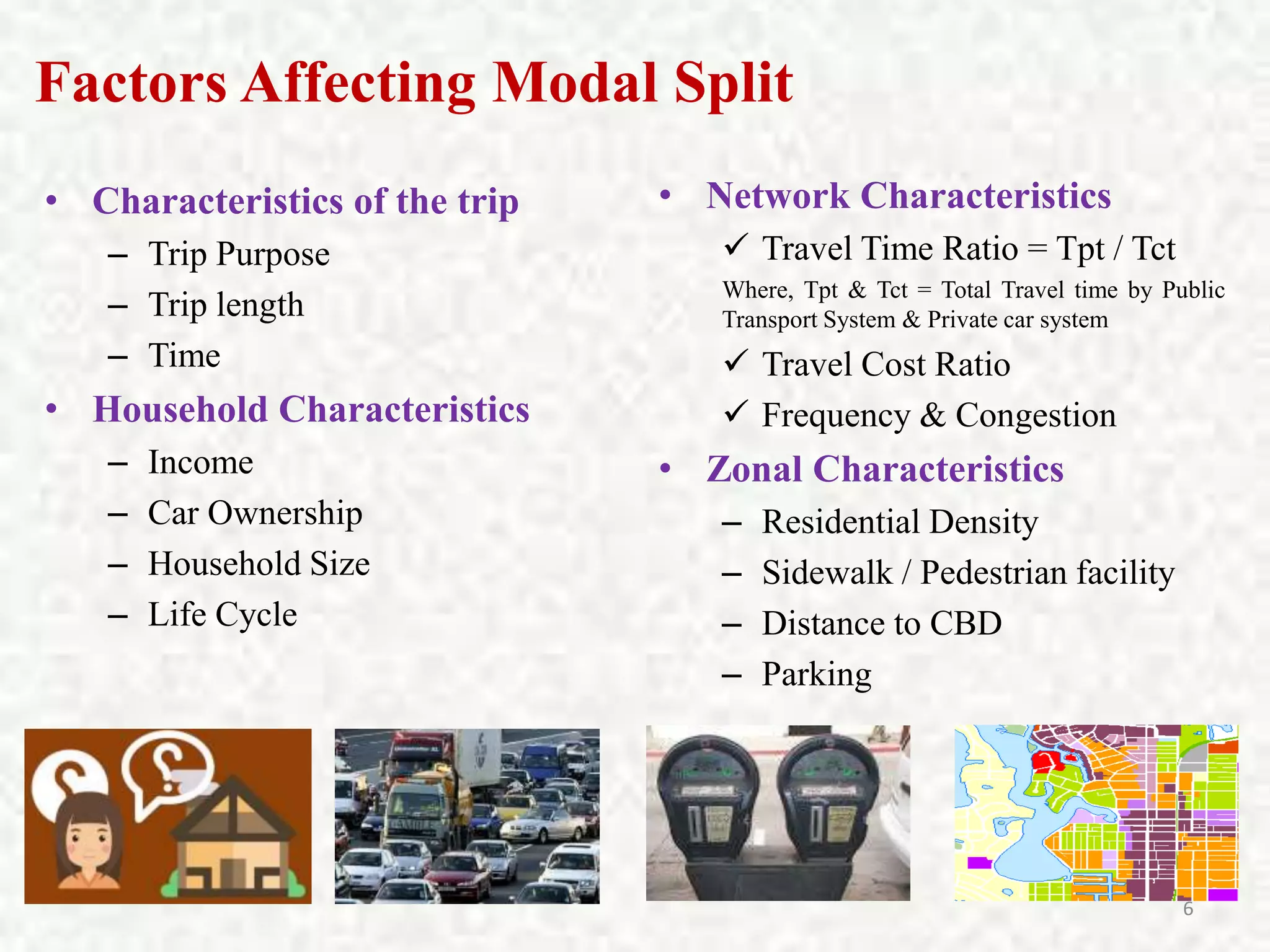 Modal split analysis | PPTX