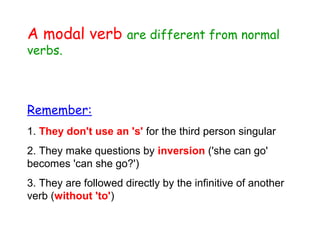 Modal verbs | PPT