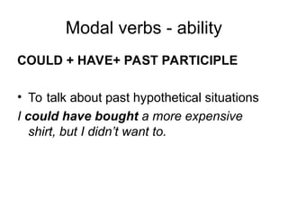 MODAL VERBS para todo tipo de niveles ESO | PPT