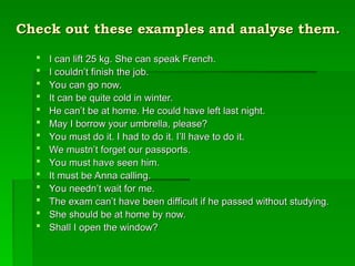 Comprehensive Guide to Modal Verbs: Usage, Functions, and Grammar | PPT