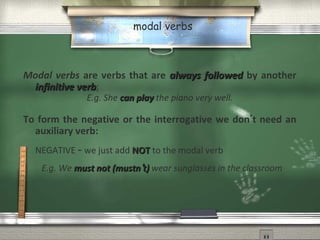 Modal verbs (1) | PPT