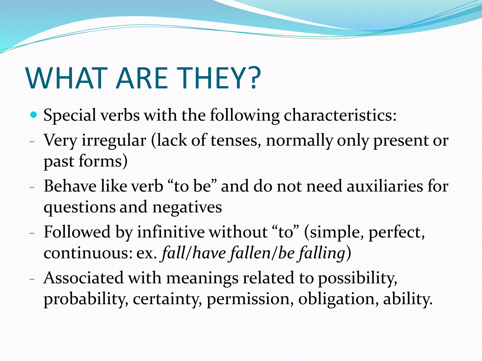 Modal verbs c2 | PPTX
