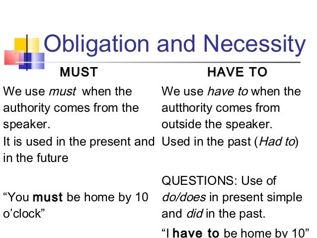 Modal Verbs For The Test