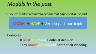 Past Modals Definition modalverbspp of the past-190410125520.pptx