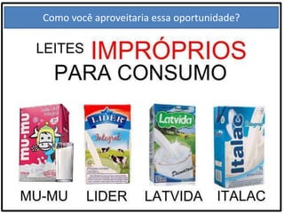 Como você aproveitaria essa oportunidade?
 