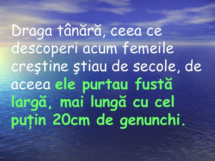 Fete singure crestine