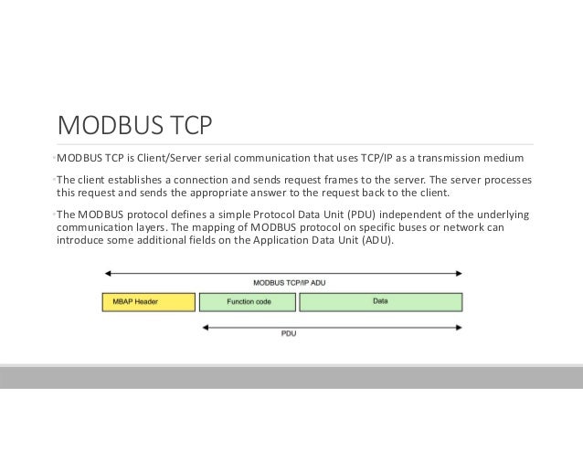 Modbus TCP/IP implementation in Siemens S7-300 PLC