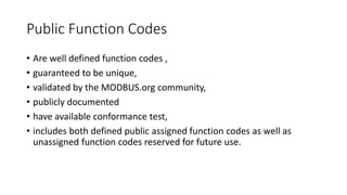Modbus Intro by Vijayanand | PPT