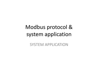 Modbus Training Guide , uses and importance | PDF