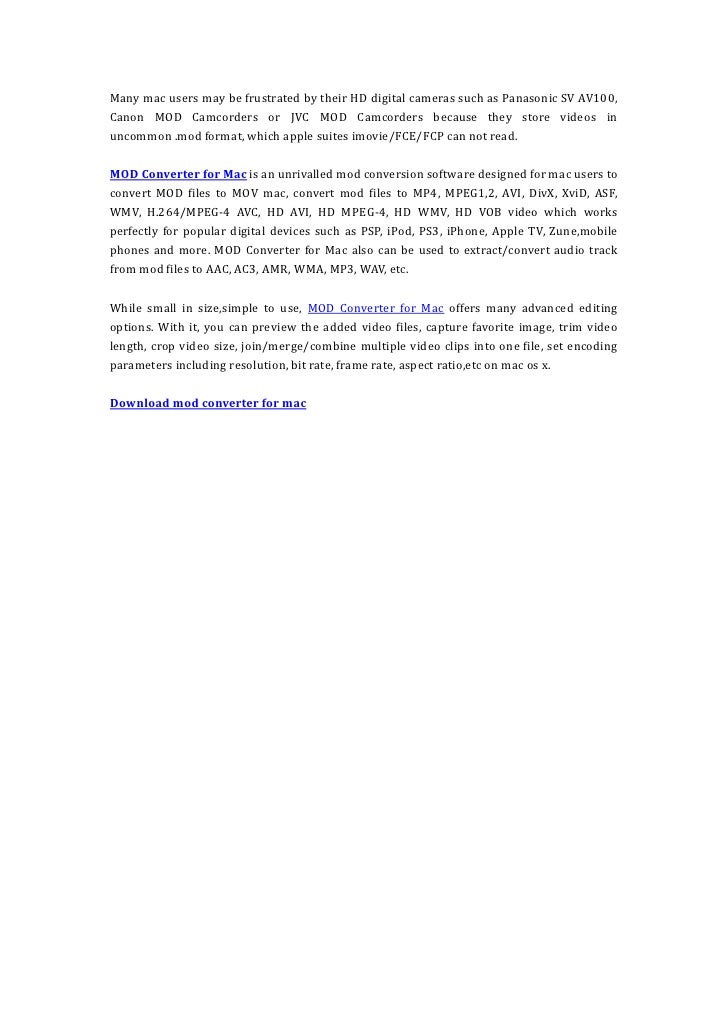 what is the digital video file for mac users