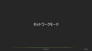 © historia Inc. #UE4DD
ネットワークモード
 