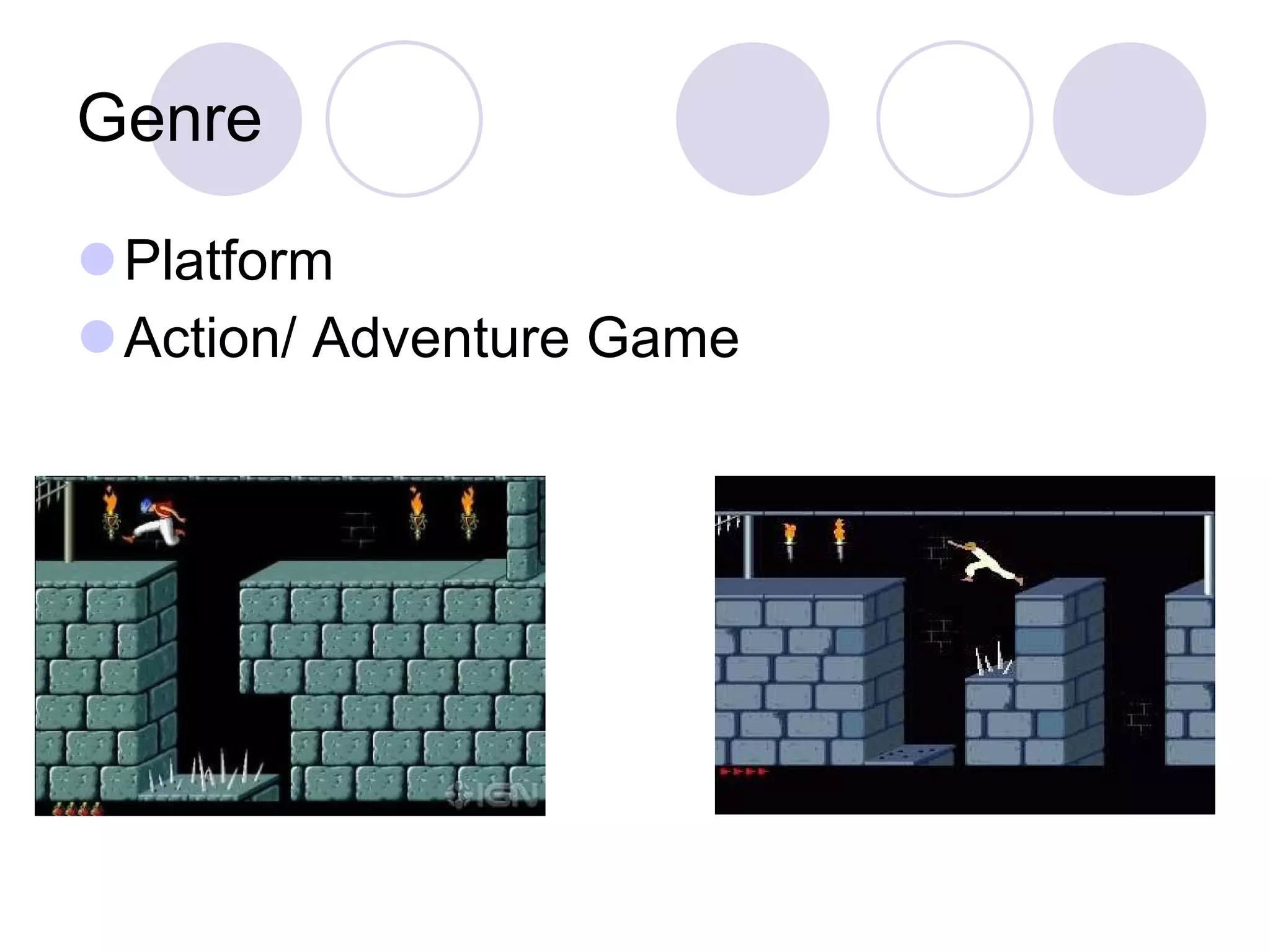 Genre Platform Action/ Adventure Game 