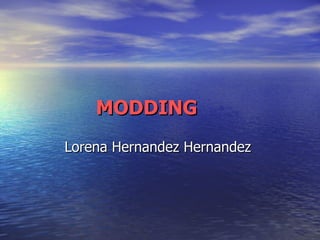 MODDING Lorena Hernandez Hernandez  